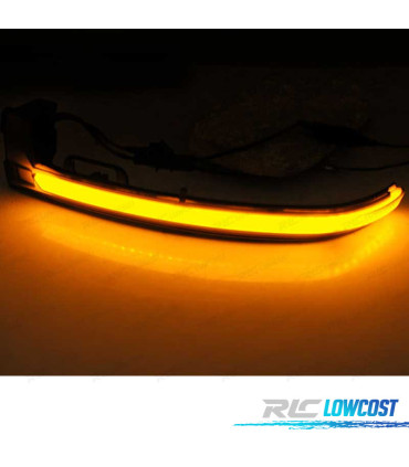 PISCAS ESPELHO PEUGEOT 308 13- LED DINÁMICOS FUMADOS