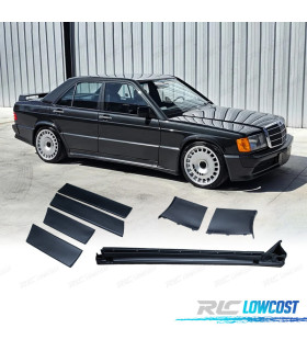 EMBALADEIRAS + FRISOS LATERAIS MERCEDES 190 W201 83-87 LOOK EVO 1 AMG