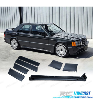 EMBALADEIRAS + FRISOS LATERAIS MERCEDES 190 W201 83-87 LOOK EVO 1 AMG