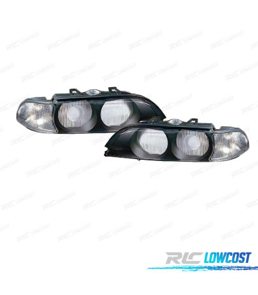 VIDRO FARÓIS OPTICAS BMW SERIE 5 E39 XENON 95-00