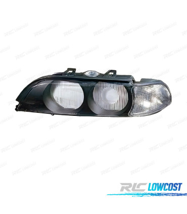 VIDRO FAROL ÓPTICA ESQ BMW SERIE 5 E39 XENON 95-00