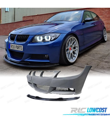 PÁRA-CHOQUES BMW E90 91 05-08 LOOK M + SPOILER FRONTAL M PERFORMANCE
