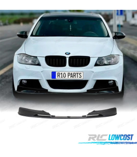 LIP SPOILER FRONTAL BMW E90 LCI 09-12 LOOK M PERFORMANCE PRETO BRILHANTE