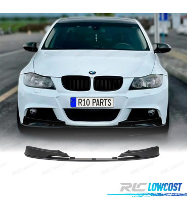 LIP SPOILER FRONTAL BMW E90 LCI 09-12 LOOK M PERFORMANCE PRETO BRILHANTE