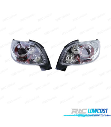 PILOTOS PEUGEOT 206 CC 98-09 FUNDO CROMADO