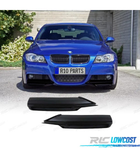 SPLITTERS PARA-CHOQUES BMW E90 05-08 LOOK M PERFORMANCE PRETO MATE