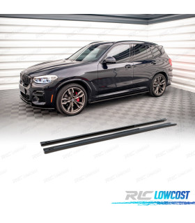 EXTENSÕES DE EMBALADEIRAS BMW X3 G01 21-24 LOOK M PRETO BRILHANTE