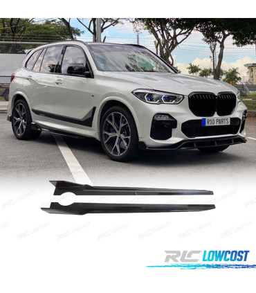 EXTENSÕES DE EMBALADEIRAS BMW X5 G05 LCI 23- LOOK M PRETO BRILHANTE