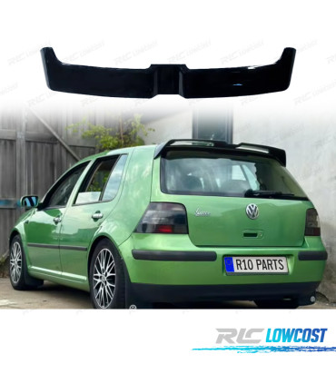 SPOILER AILERON VOLKSWAGEN VW GOLF 4 97-03 LOOK OETTINGER PRETO BRILHANTE