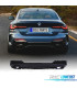 DIFUSOR BMW G22 21-23 LOOK M440 + PONTEIRAS DE ESCAPE PRETO BRILHANTE