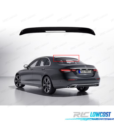 AILERON DE TETO MERCEDES CLASE E W213 21-23 LOOK AMG PRETO BRILHANTE