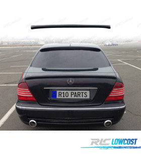 AILERON SPOILER MERCEDES CLASSE S W220 98-05 LOOK AMG PRETO BRILHANTE