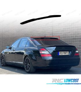 AILERON MERCEDES CALSSE S W221 05-13 LOOK AMG PRETO BRILHANTE