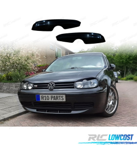 PESTANAS DE FAROIS VOLKSWAGEN VW GOLF 4 PRETO BRILHANTE