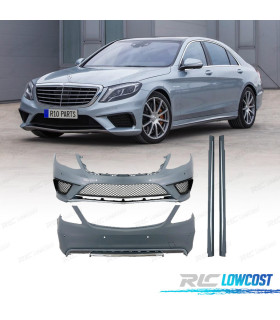 KIT DE CARROÇARIA MERCEDES CLASE S W222 13- LOOK S65 AMG CURTO