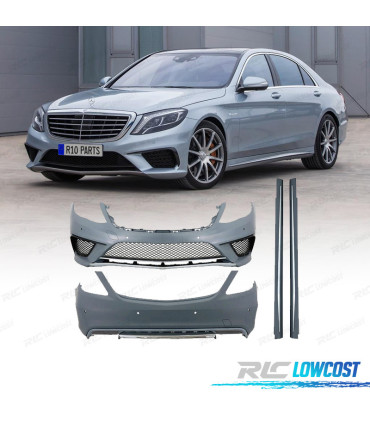 KIT DE CARROÇARIA MERCEDES CLASE S W222 13- LOOK S65 AMG CURTO