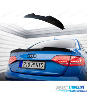 AILERON SPOILER AUDI A4 B8 11-15 PRETO BRILHANTE