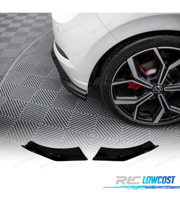 SPLITERS TRASEIROS VOLKSWAGEN VW POLO 23- PRETO BRILHANTE