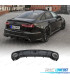 DIFUSOR AUDI A6 S LINE 15-18 LOOK RS6 PRETO BRILHANTE