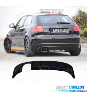 DIFUSOR AUDI A3 8P 08-13 LOOK RS3