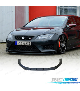SPOILER LIP FRONTAL SEAT IBIZA FR SC 12-17 PRETO BRILHANTE