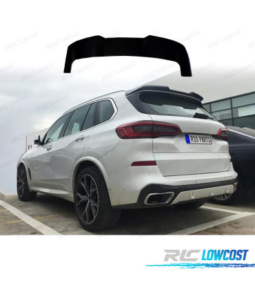 AILERON SPOILER BMW X5 G05 18-22 ASPECTO M PERFORMANCE PRETO BRILHANTE