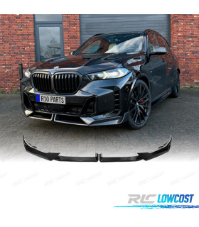 LIP SPOILER FRONTAL BMW X5 G05 LCI 23- LOOK M PERFORMANCE PRETO BRILHANTE