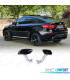 PONTEIRAS DE ESCAPE PARA BMW X6 E71 11-14 LOOK M PRETO
