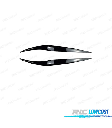 PESTANAS DE FARÓIS FORD FIESTA MK7 13-14 PRETO