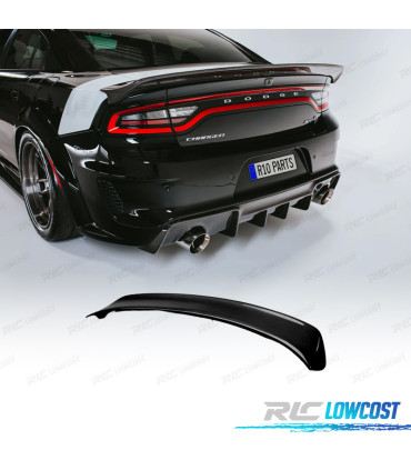 AILERON DODGE CHARGER 15- PRETO BRILHANTE
