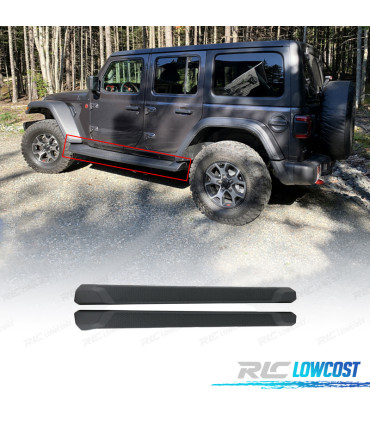 ESTRIBOS JEEP WRANGLER 18-24 PRETO