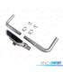 PONTEIRA DE ESCAPE HONDA CIVIC 16- LOOK SI CROMADO