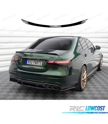 AILERON SPOILER MERCEDES W213 21-23 LOOK AMG E63S PRETO BRILHANTE