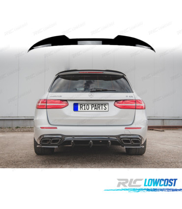AILERON SPOILER MERCEDES S213 16-23 LOOK AMG PRETO BRILHANTE