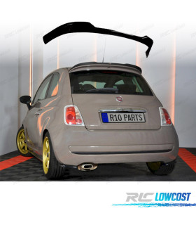 AILERON SPOILER FIAT 500 07-15 PRETO BRILHANTE