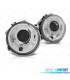 FARÓIS MERCEDES CLASSE G W463 92-06 FUNDO CROMADO LOOK AMG G65