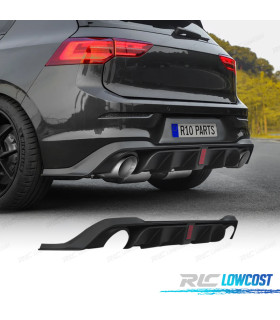 DIFUSOR VOLKSWAGEN VW GOLF 8 VIII 20- LOOK CS PRETO BRILHANTE