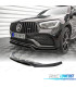 SPOILER FRONTAL LIP MERCEDES GLC X253 19-22 LOOK AMG PRETO BRILHANTE