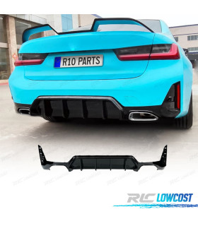 DIFUSOR BMW G20 23-25 LOOK M PRETO BRILHANTE