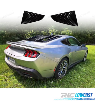 PERSIANA VIDRO LATERAL FORD MUSTANG 24- PRETO BRILHANTE
