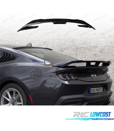 AILERON SPOILER FORD MUSTANG 24- LOOK DARK HORSE PRETO BRILHANTE