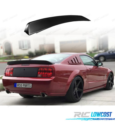 AILERON SPOILER FORD MUSTANG 04-09 PRETO BRILHANTE