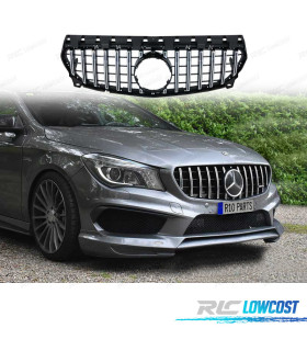 GRELHA MERCEDES CLA C117 16-18 LOOK AMG GT PRETO CROMADO