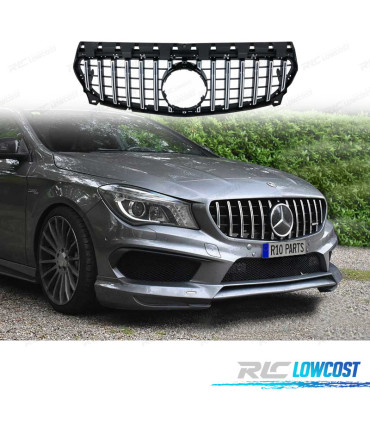 GRELHA MERCEDES CLA C117 16-18 LOOK AMG GT PRETO CROMADO