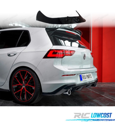 AILERON SPOILER VOLKSWAGEN GOLF 8 GTI 20- LOOK OETTINGER PRETO BRILHANTE