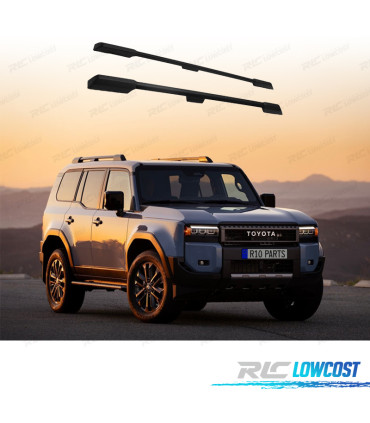 BARRAS DE TEJADILHO TOYOTA LAND CRUISER LC250 24- PRETO