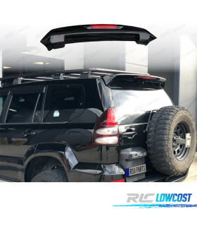 AILERON SPOILER TOYOTA LAND CRUISER 03-08 TERCEIRA LUZ STOP PRETO BRILHANTE