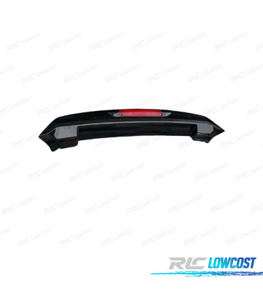 AILERON SPOILER TOYOTA LAND CRUISER 03-08 TERCEIRA LUZ STOP PRETO BRILHANTE