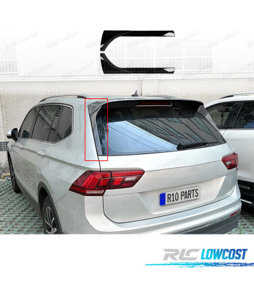 EXTENSÕES LATERIAS DE AILERON VOLKSWAGEN VW TIGUAN 16-20 PRETO BRILHANTE