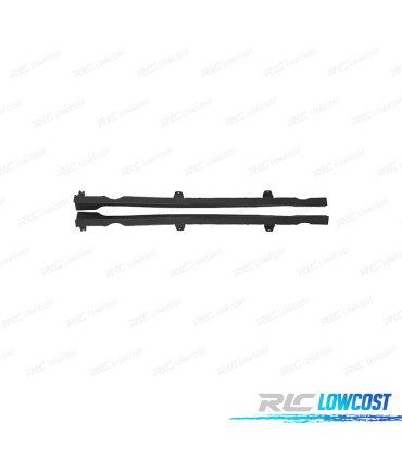 EXTENSÕES EMBALADEIRAS LATERAIS VOLKSWAGEN VW GOLF 7 12-20 LOOK TCR PRETO BRILHANTE